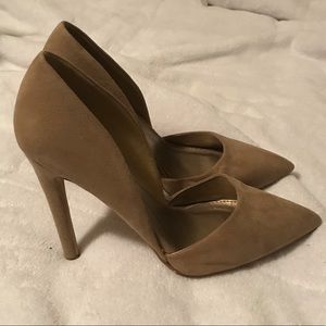Suede heels